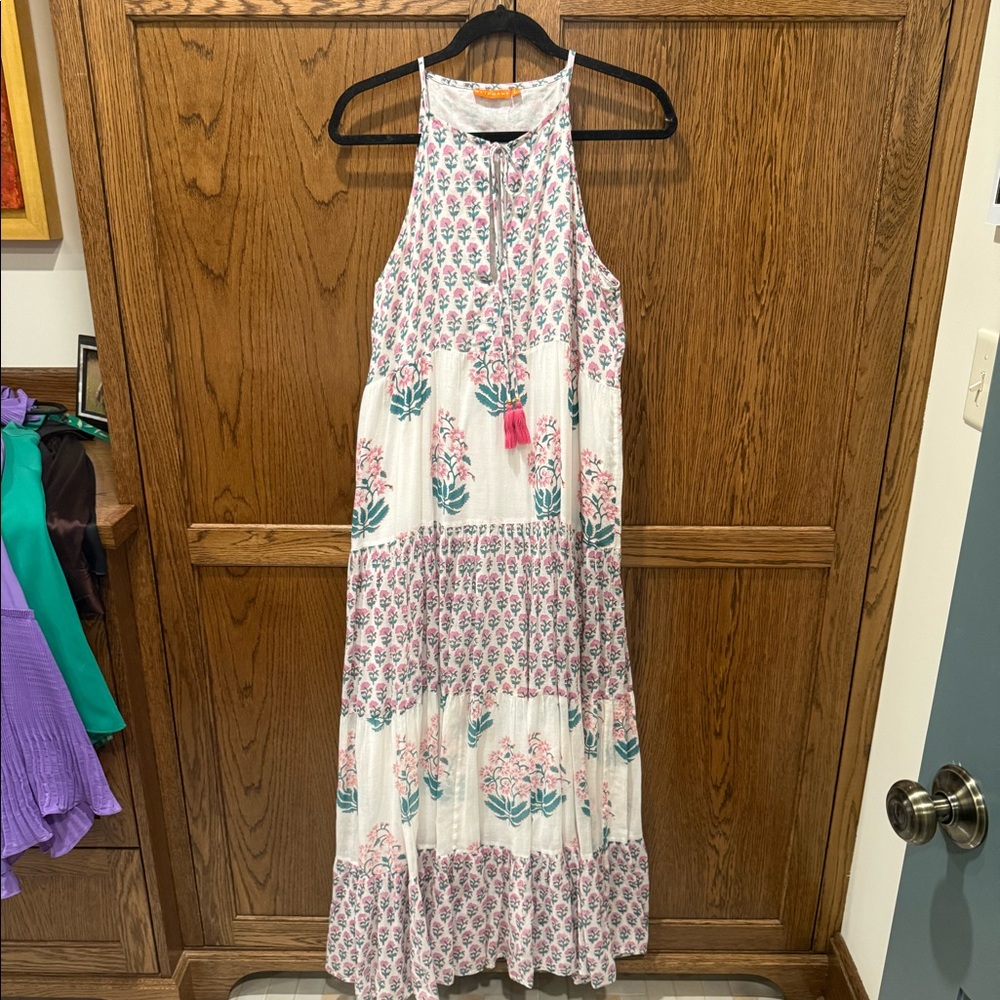 Oliphant 100% Cotton Maxi Dress